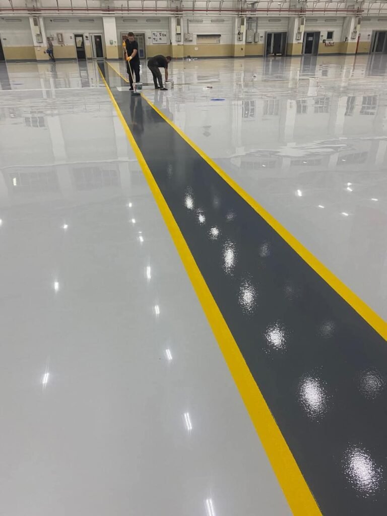 تنفيذ أرضيات ايبوكسي الابداع لاعمال العزل والايبوكسي في تركيا اسطنبول وسوريا حلب ادلب الشام دمشق