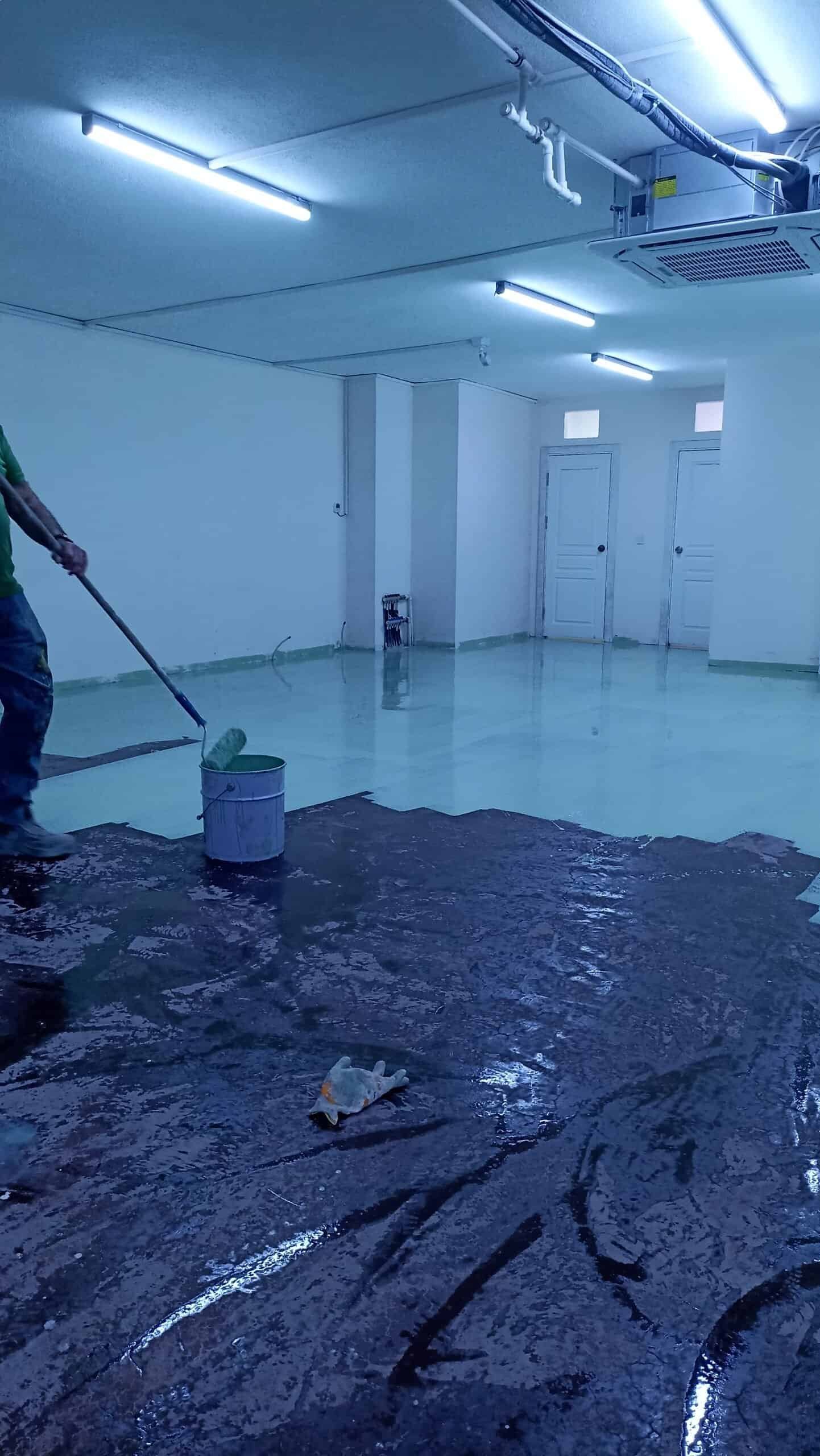 أرضيات إيبوكسي طلاء